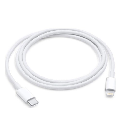 Apple USB-C to Lightning Cable 96W Λευκό 1m (MK0X2ZM/A MK0X2AM)