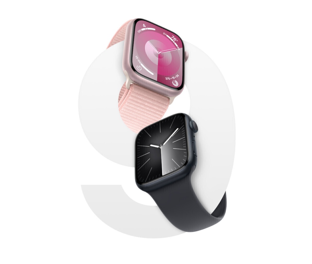 Apple Watch Series 9 Aluminium 45mm Αδιάβροχο με Παλμογράφο CPO_0