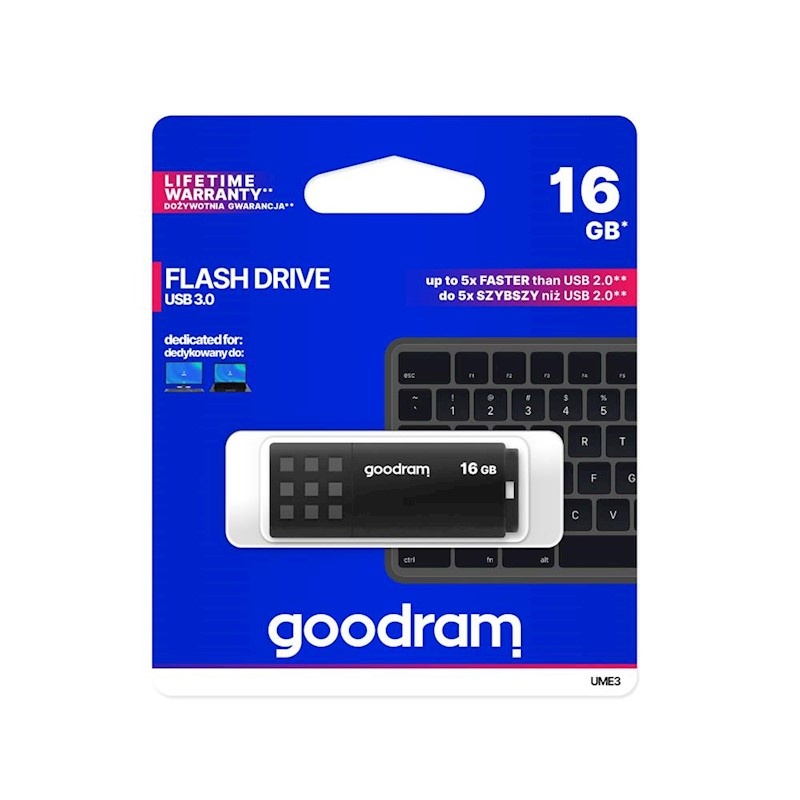 Goodram pendrive 16GB USB 3.0 UME3 black_0