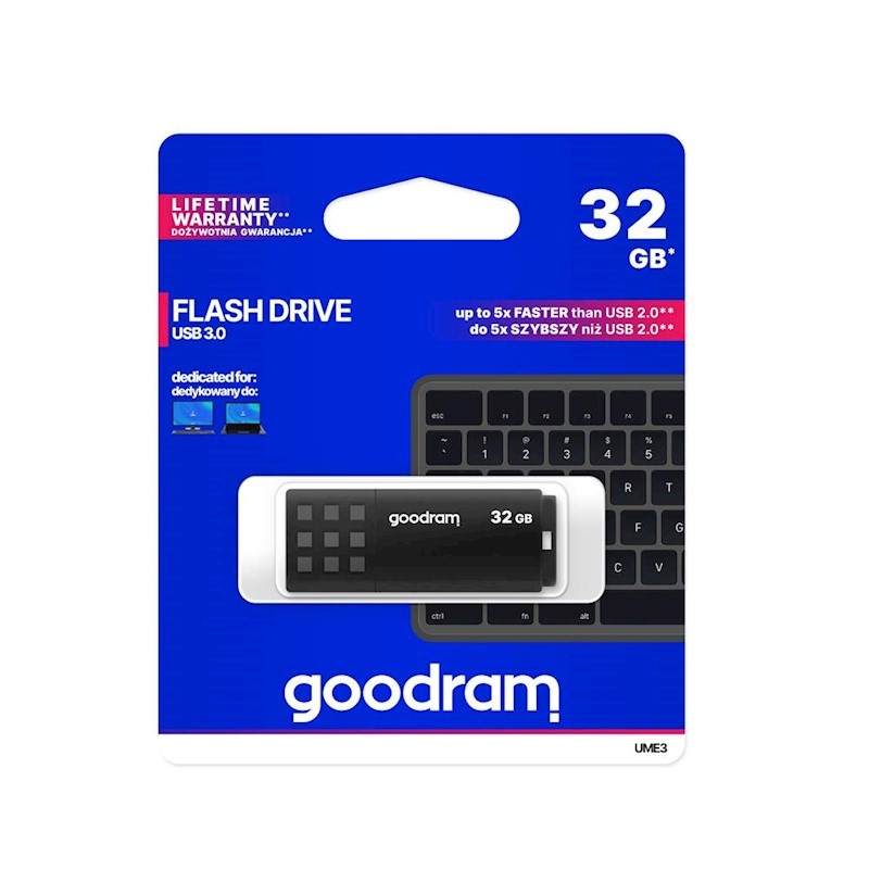 Goodram pendrive 32GB USB 3.0 UME3 black_0
