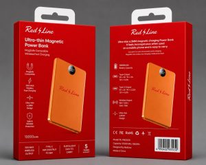 RedLine Ultra-sottile Powerbank Magnetico 10000mAh