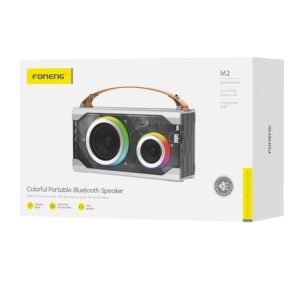 FONENG altoparlante bluetooth M2 Argento