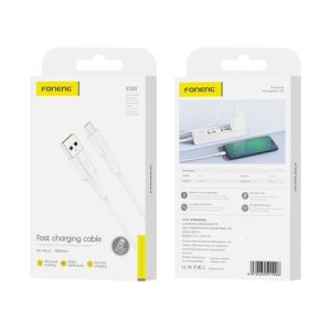 Cavo FONENG XS01 Micro USB 2.1A 1M Bianco