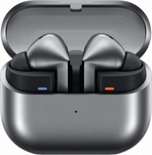 Samsung Galaxy Buds3 Pro Cuffie Bluetooth Resistenti al Sudore con Custodia di Ricarica Argento