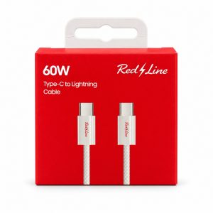 Cavo intrecciato RedLine 60W da Tipo-C a Tipo-C