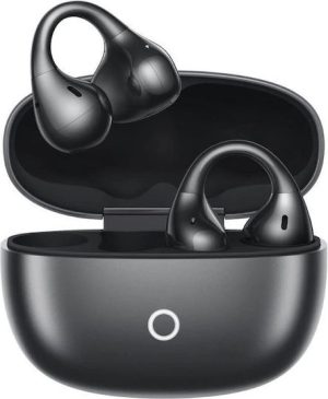 Realme Buds Clip Cuffie Bluetooth Handsfree Resistenti al Sudore con Custodia di Ricarica Nero Titanio