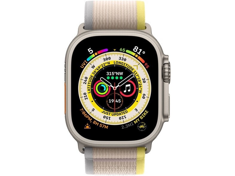 Apple Watch Ultra Titanium 49mm Αδιάβροχο με eSIM και Παλμογράφο_0