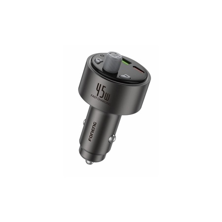 FONENG transmitter FM C26 PD 45W 1xUSB-C + 1xUSB QC3.0 Black_1